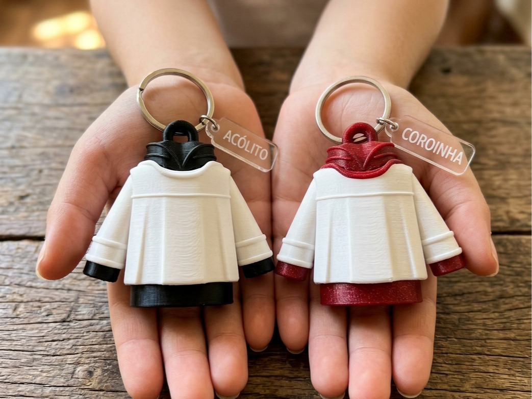 Chaveiro Túnica de Coroinha e Acólito - Sem AMS - 1