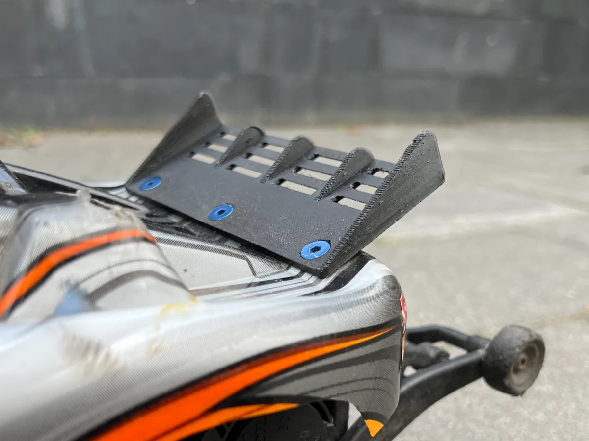 Spoiler for Traxxas Rustler 2wd model a - Free 3D Print Model - MakerWorld