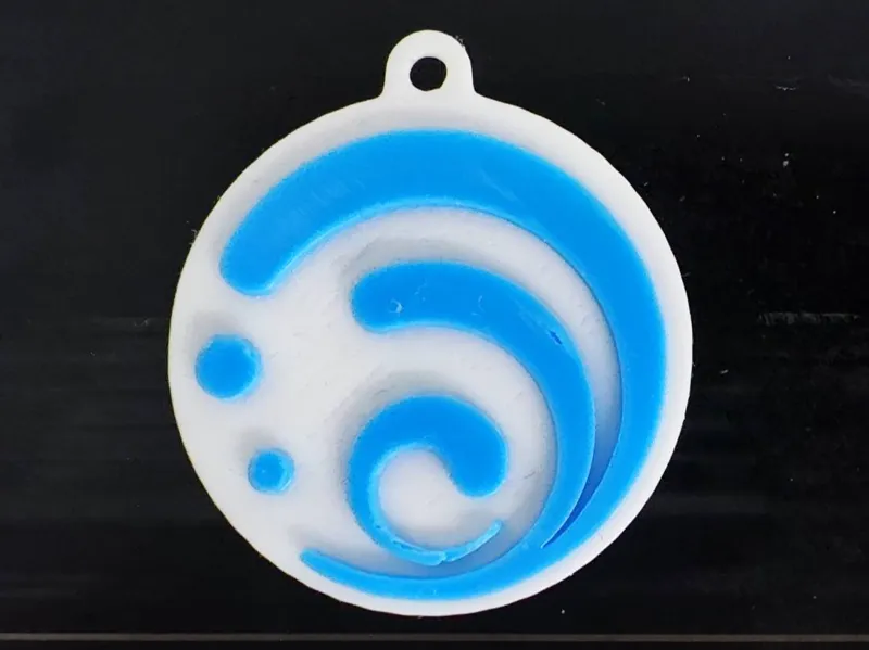 Genshin Hydro Keychain
