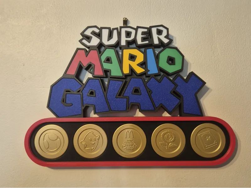 Présentoir Pièce Mario (Collection McDonald's)