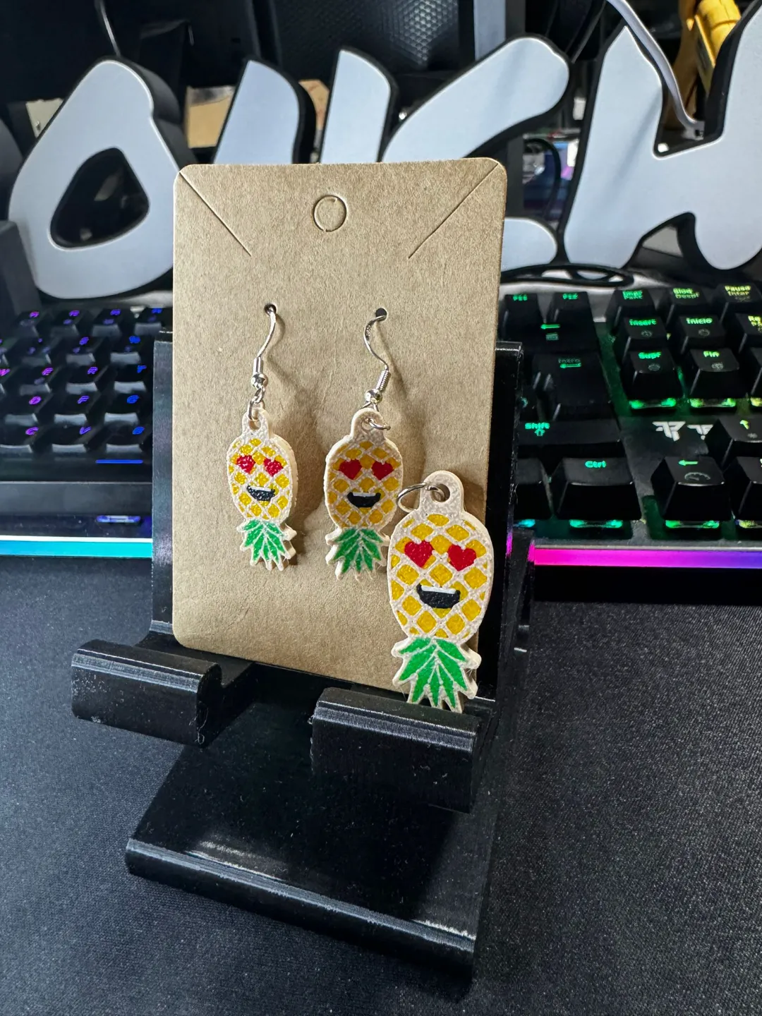 Pendientes mas colgante de piña para Mercadona view 2
