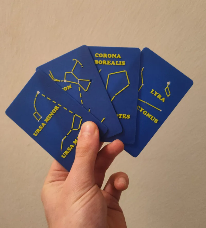 Constellation Cards - Polaris, Sirius, Vega, Deneb