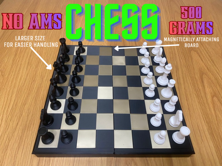 Portable Folding Chess Set (Fits on A1 mini)