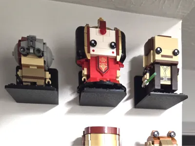 BrickHeadz Wall Mount Display