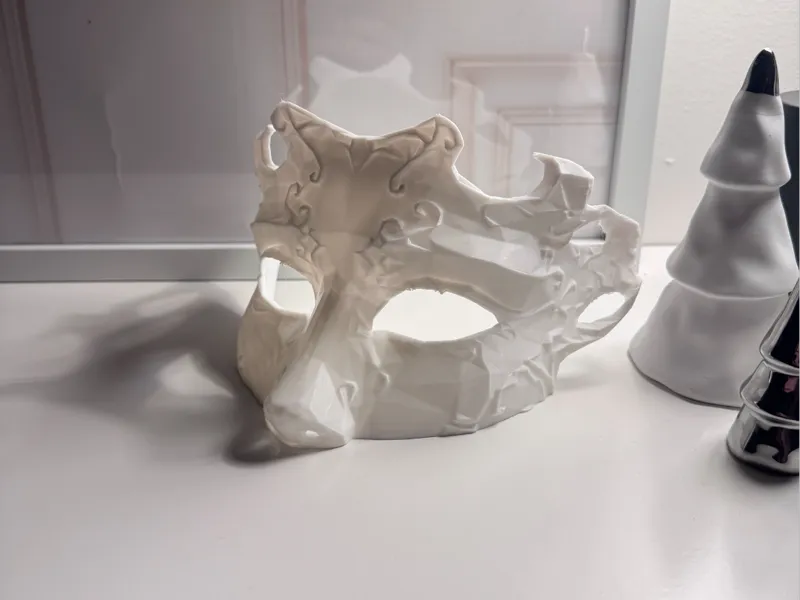Low poly masquerade mask