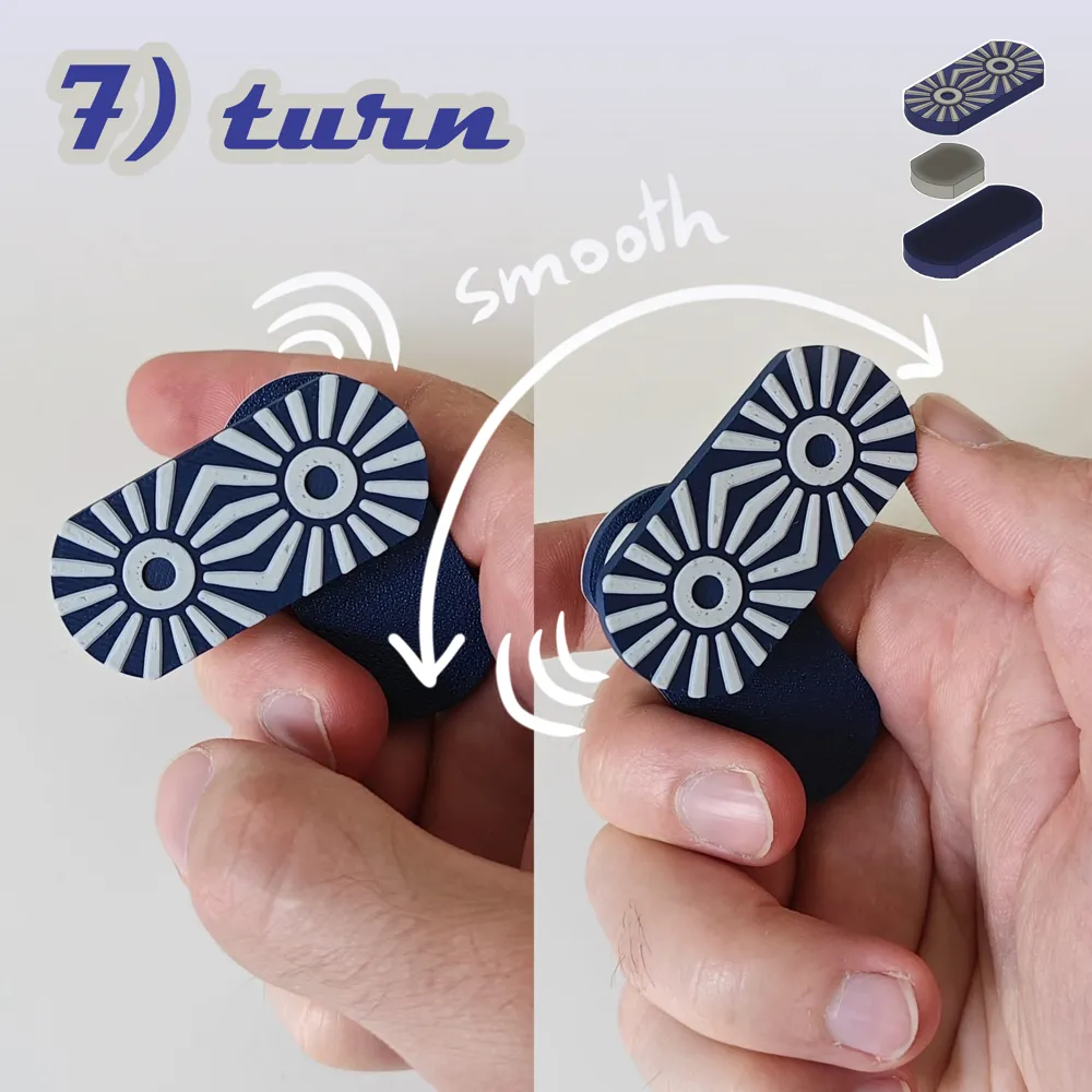 7in1 Magnetic Fidget Toy Satisfying Multi-Function by Alexej MakerWorld ...