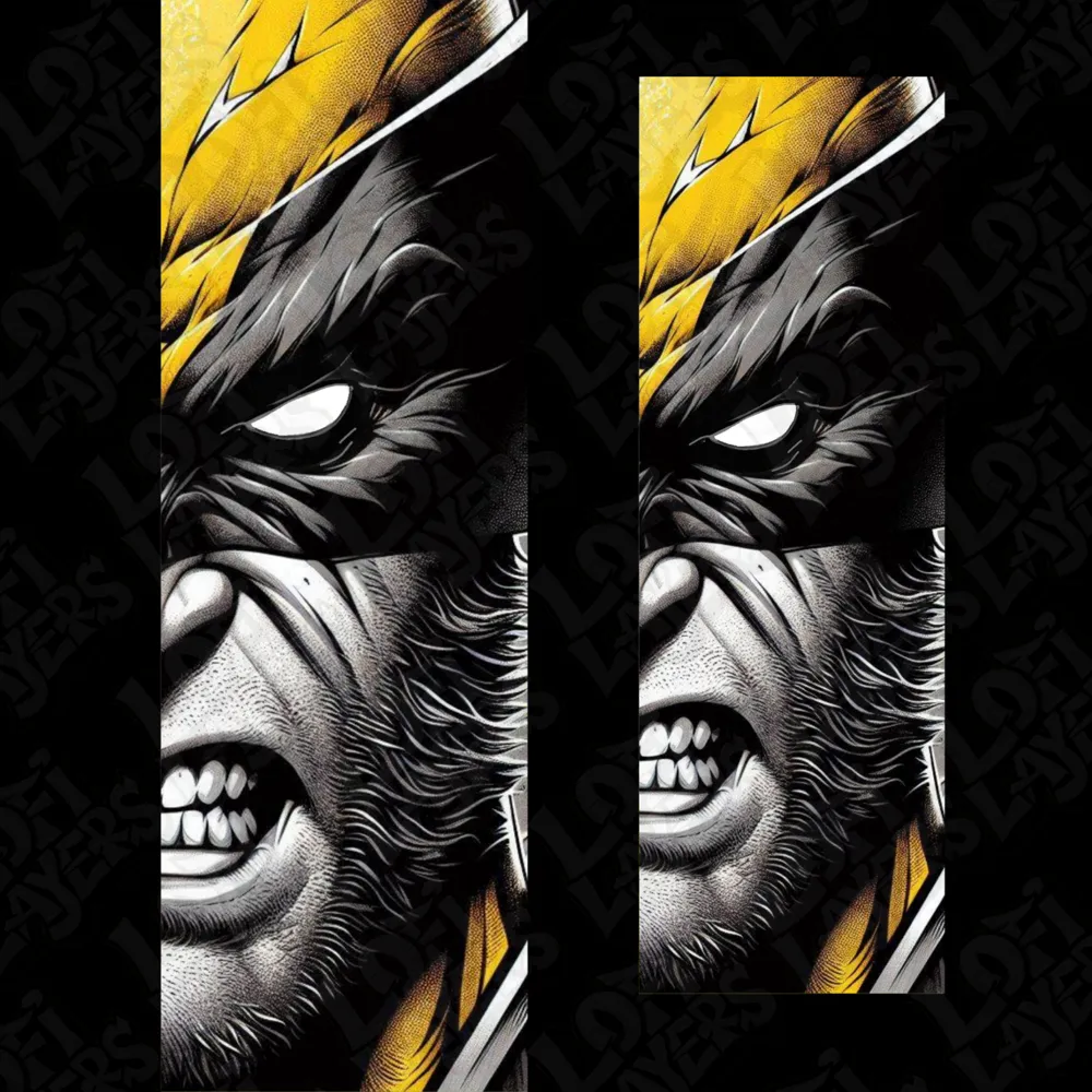 Wolverine Bookmark Hueforge by LoFi Layers - MakerWorld