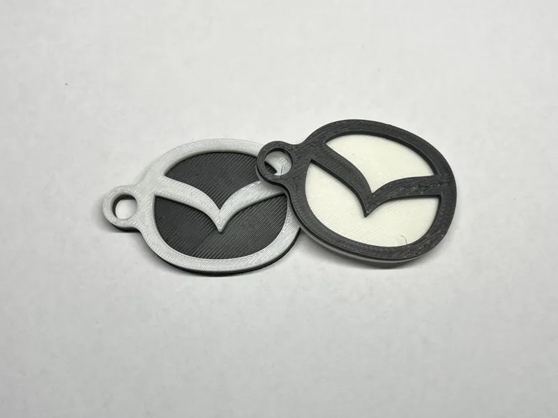 Mazda keychain Dual Color NO AMS Needed