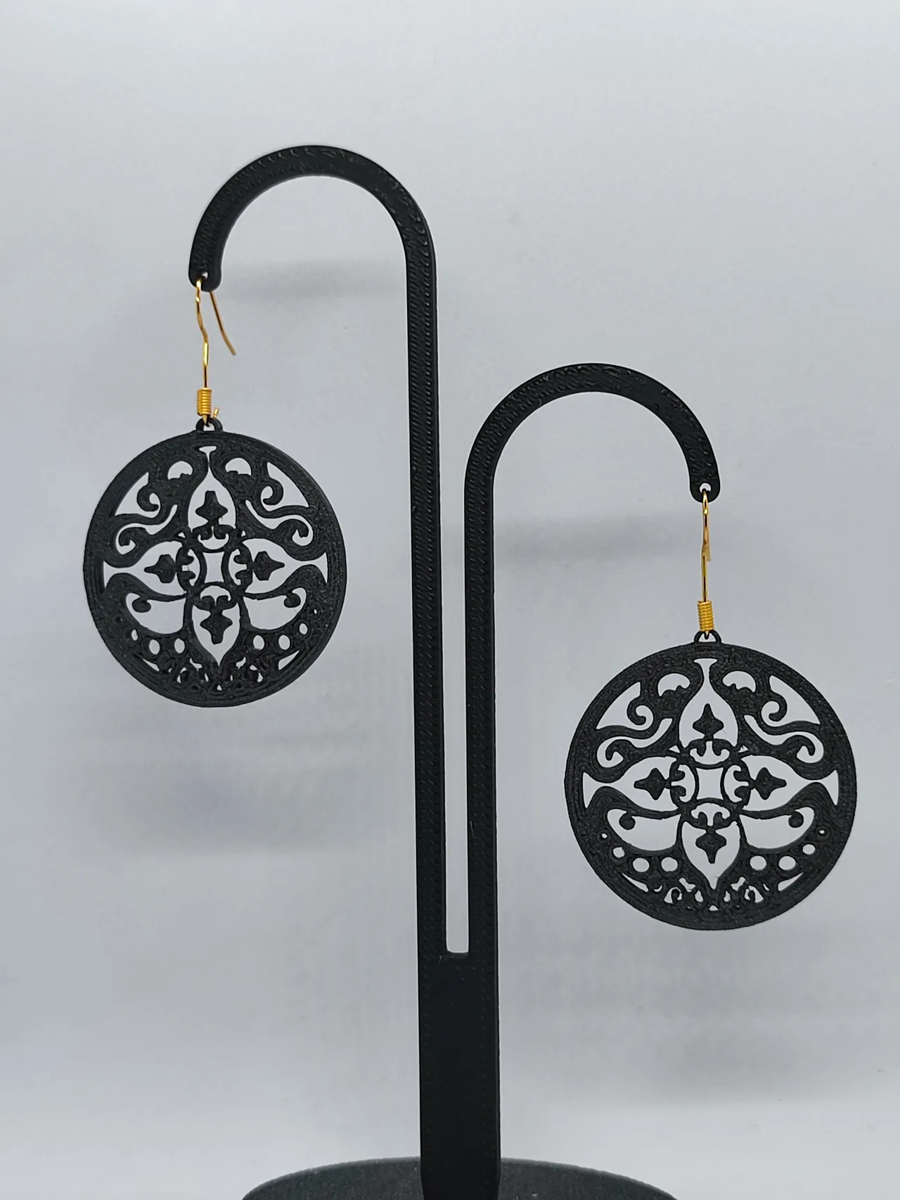 Aretes Roseta Nocturna view 3
