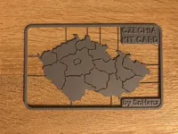 Carte-puzzle de Tchéquie — photo 1