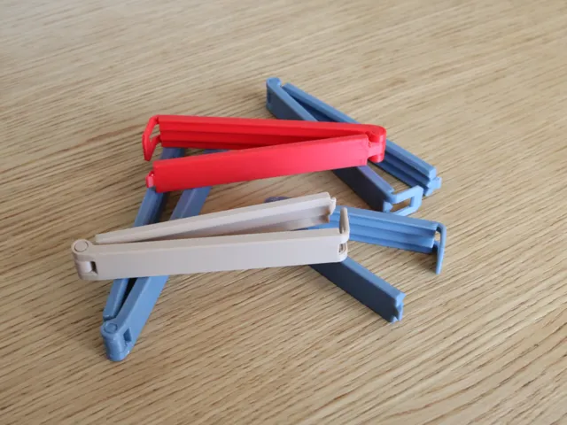 Bag Clips (Different sizes, Print in place)