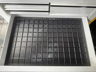 US General 30 Inch 5 Drawer Cart Gridfinity Base