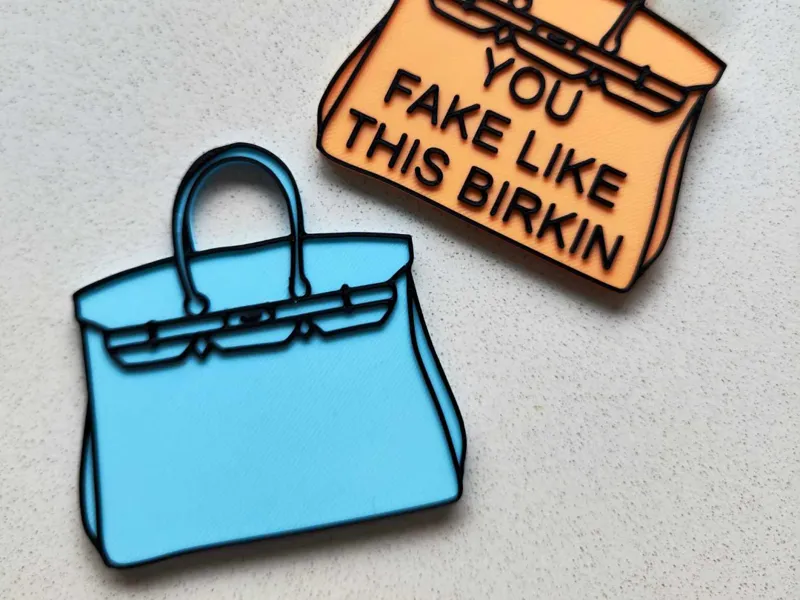 Birkin keychain