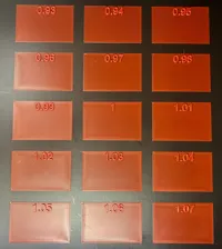 Plaques de calibration du débit (première couche et surface supérieure) — photo 4