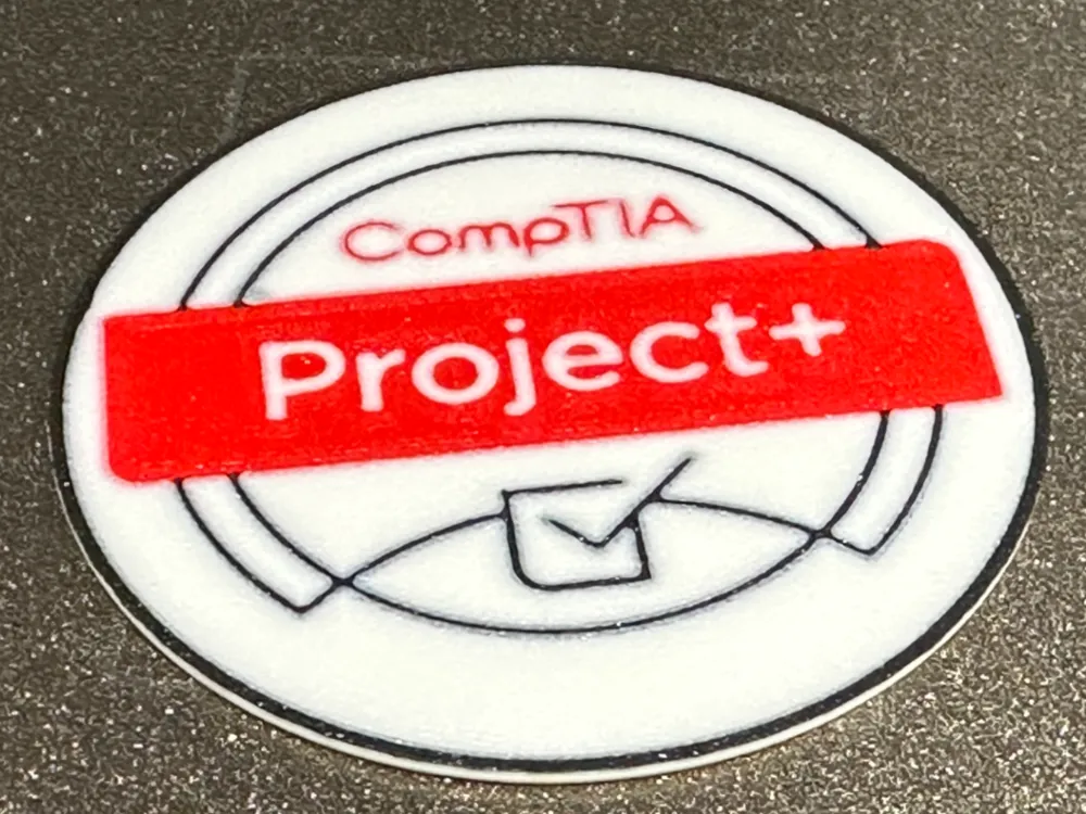 CompTIA Project+ Coaster by A1 Graphix - MakerWorld