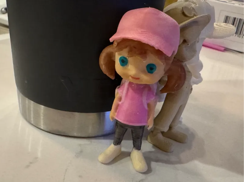 Girl with Backpack