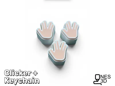 Vulcan - Spock Clicker + Keychain