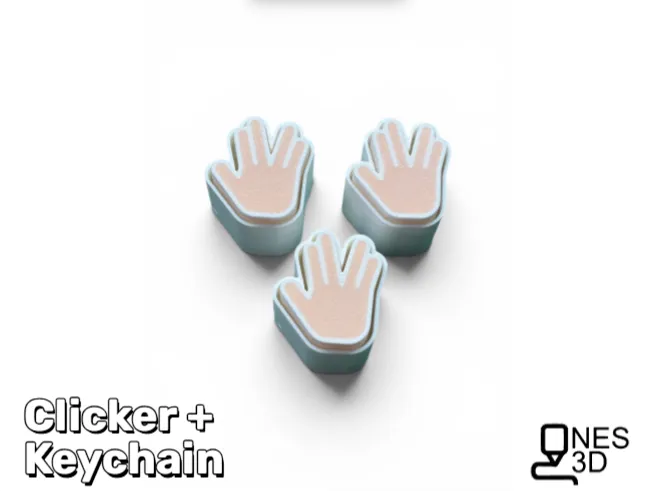 Vulcan - Spock Clicker + Keychain