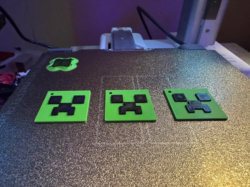 Minecraft Creeper Keychain