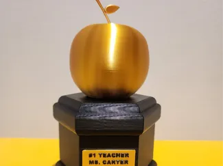 Teacher Appreciation Trophy (customizable w/o AMS)