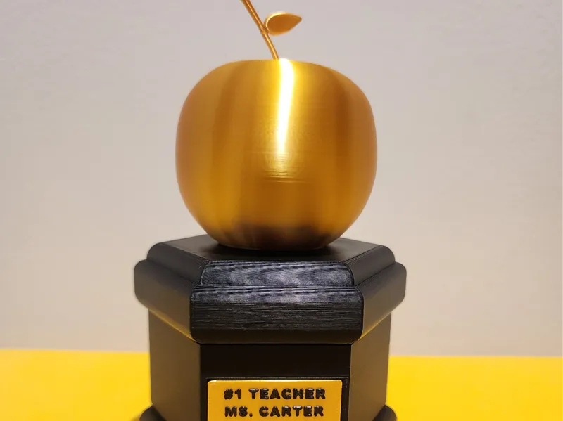 Teacher Appreciation Trophy (customizable w/o AMS)