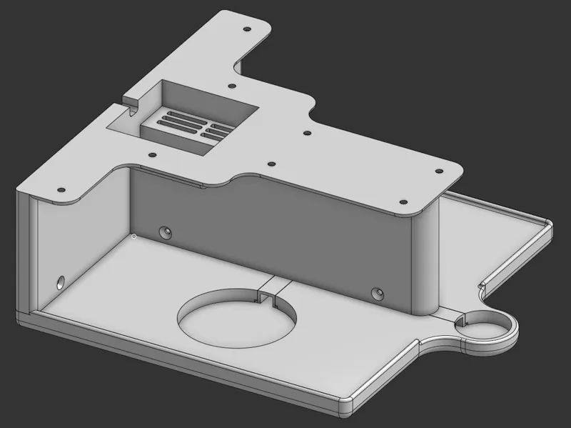 Wireless Charging Platform for Underneath Cupboard