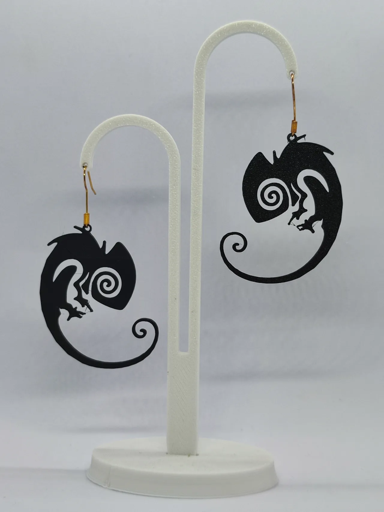 Pendientes Camaleón Espiral view 3