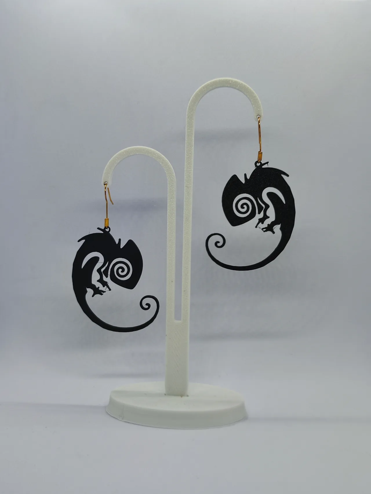 Pendientes Camaleón Espiral view 2