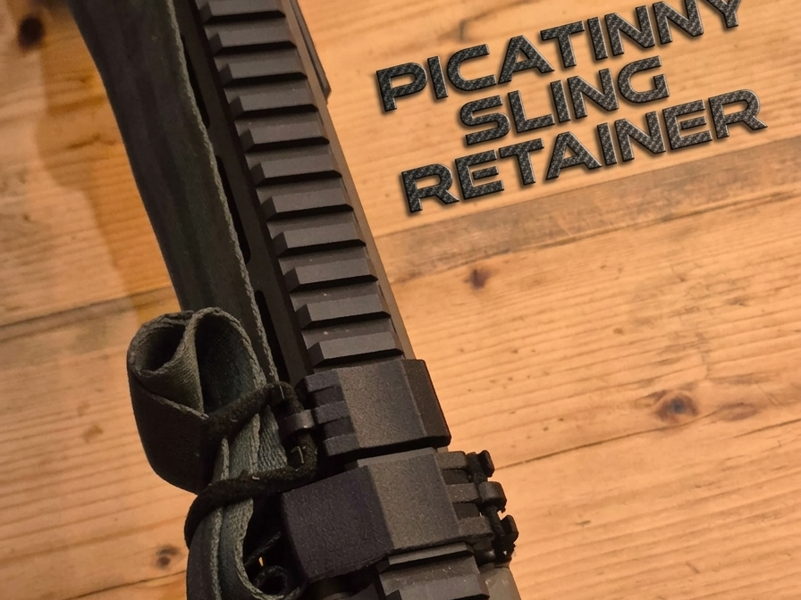 Picatinny Sling Retainer 1-Piece & 2-Piece Version - 1