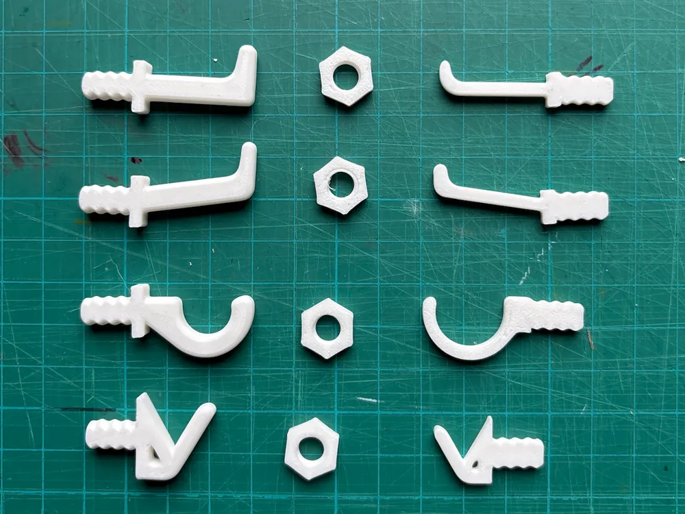 Small hooks for multiboard - Free 3D Print Model - MakerWorld