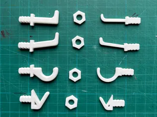 Small hooks for multiboard