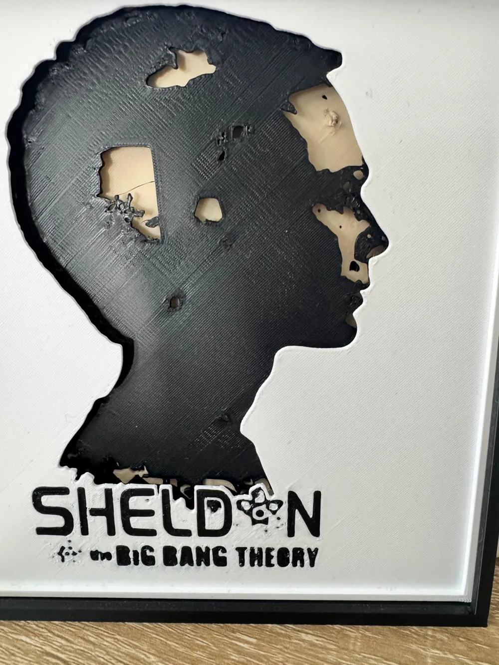 Sheldon Cooper Shadow Box - Free 3D Print Model - MakerWorld