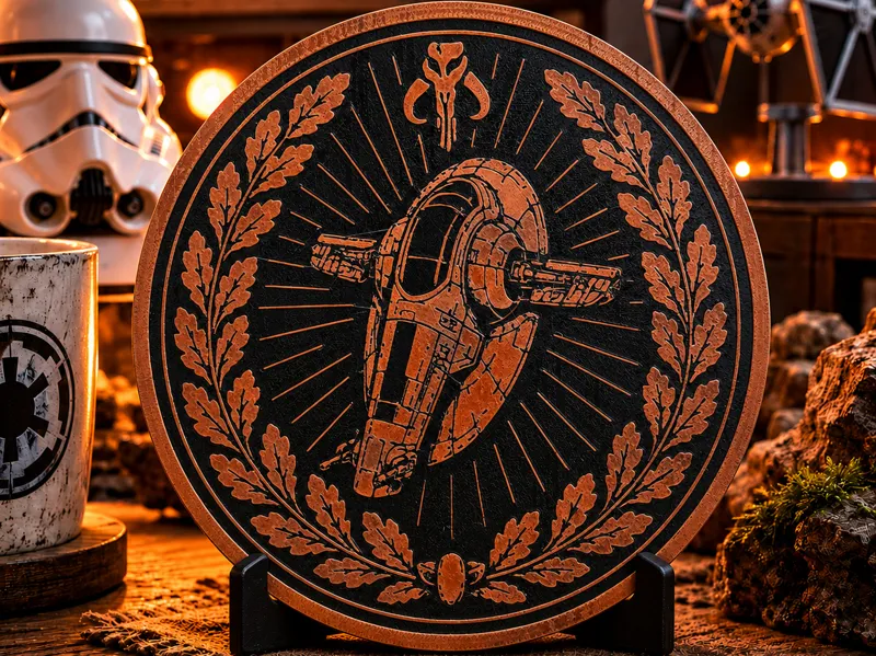 Star Wars Slave 1 Coaster