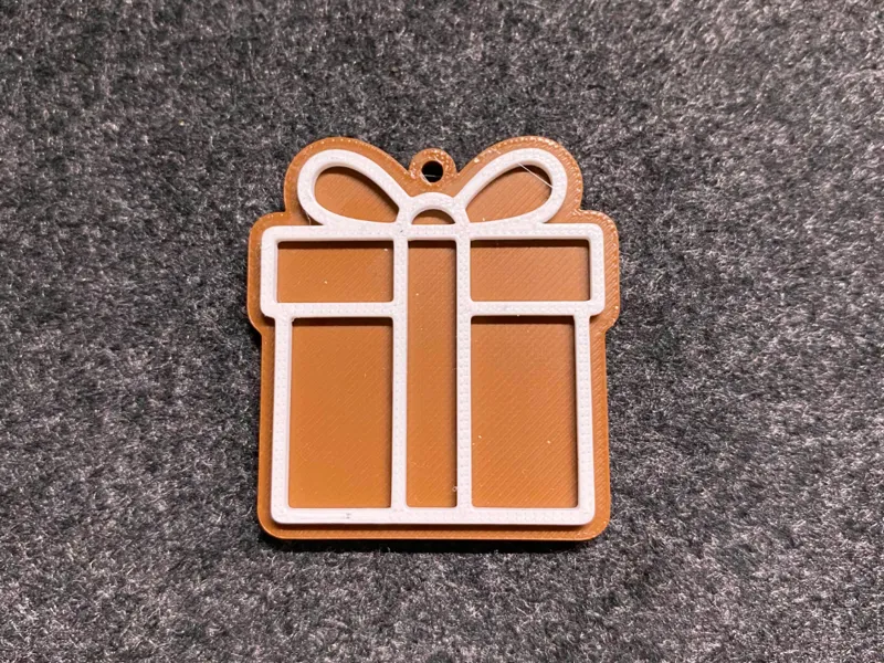 Present Gingerbread for christmas tree