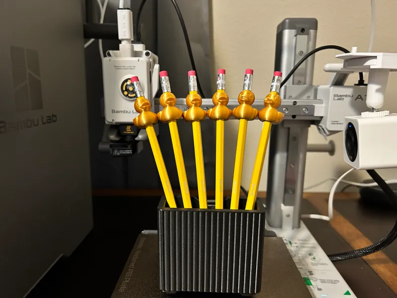Rubber Duck Pencil Topper