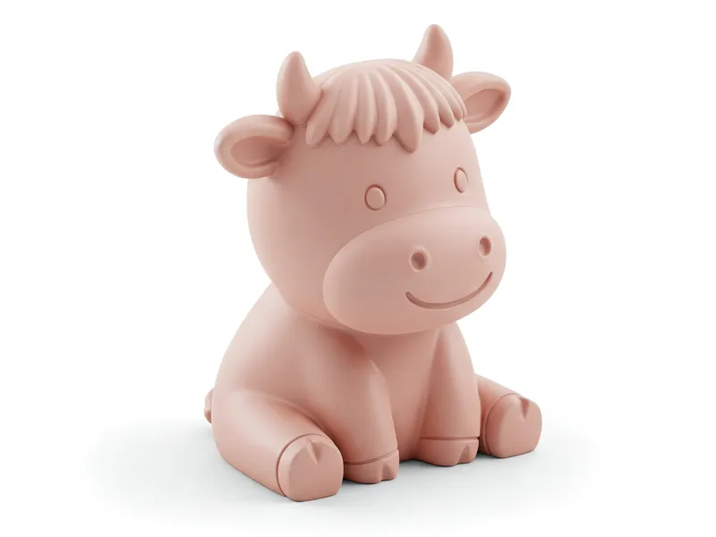 Happy cow figurine