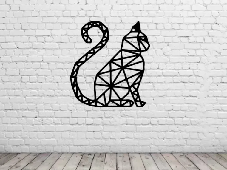 animal geometrico decoracion de pared v7