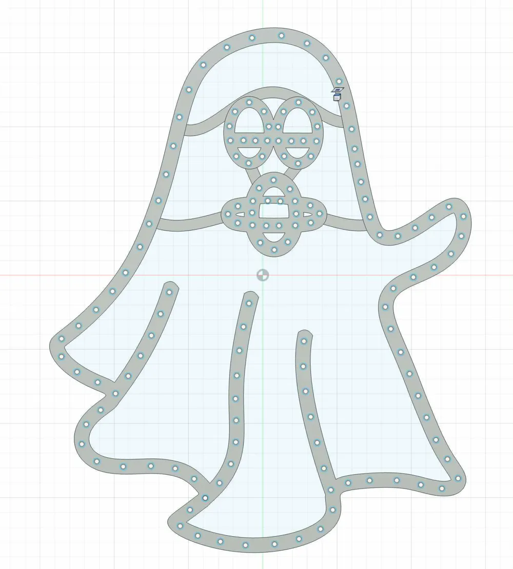 Singing Ghost Prop for Bullet Pixel LEDs by Brian Richmond MakerWorld ...