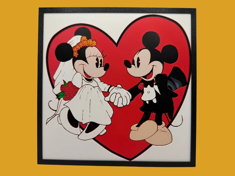 Mickey and Minnie Mouse Wedding