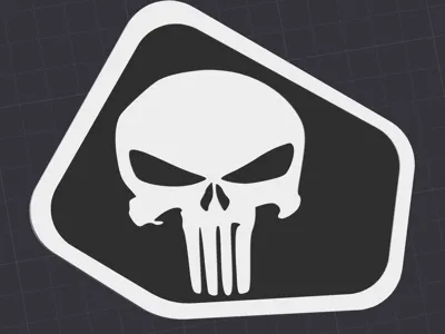 Indian Scout Frame Cover SKULL