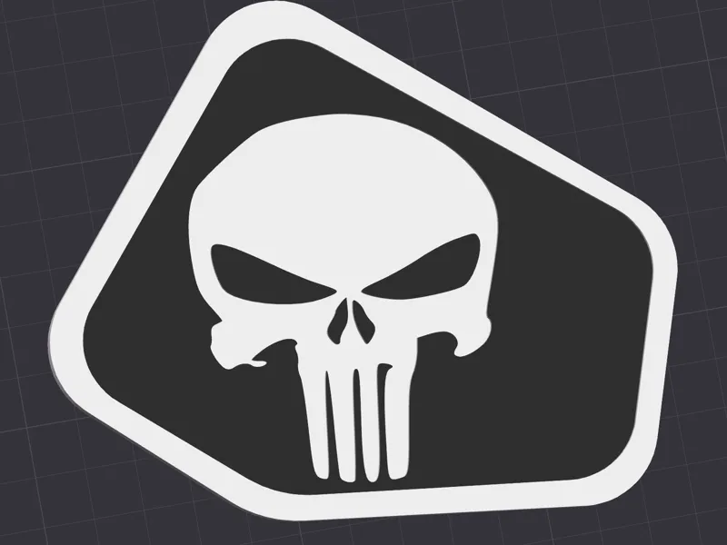 Indian Scout Rahmen Abdeckung SKULL