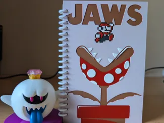Mario Piranha Plant JAWS  Notebook Cover