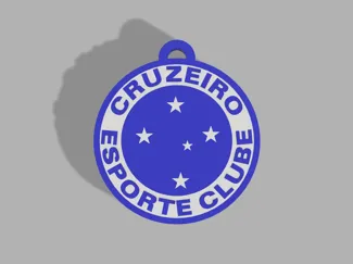 Key-Chain Cruzeiro with relief