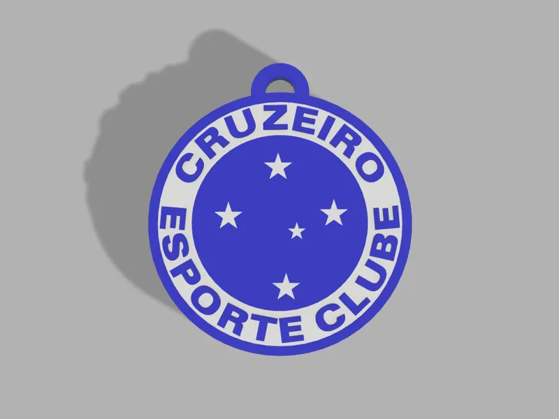 Key-Chain Cruzeiro with relief