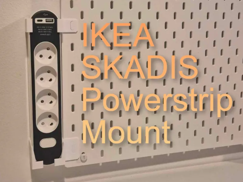 Powerstrip side mounted for SKADIS