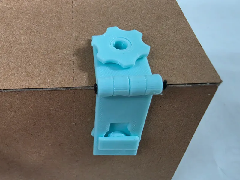 cardboard box lock joint edge coner hinge