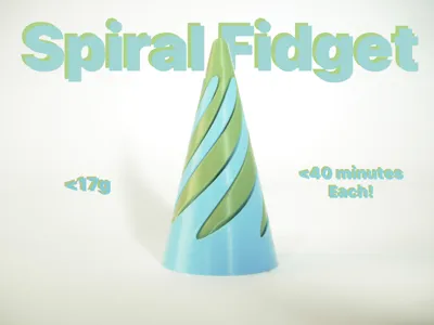 Spiral pass through Fidget