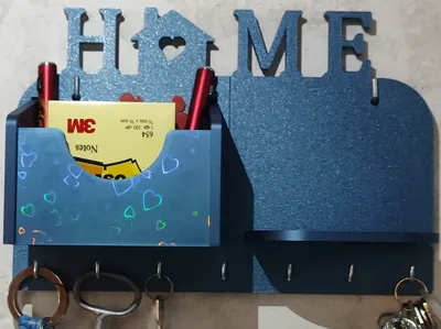 Wall-mounted key holder