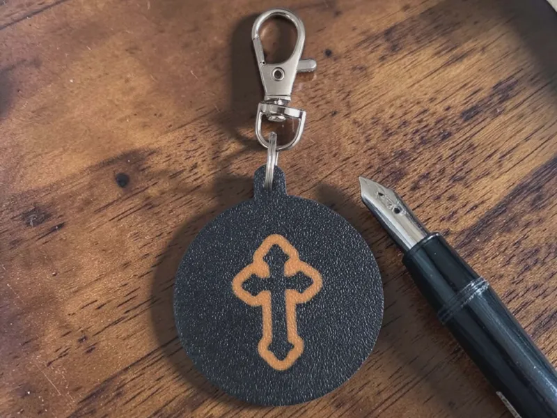 Round Cross Keychain AMS needed