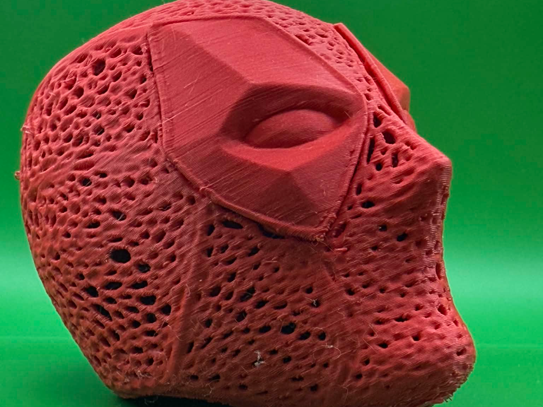 Deadpool/poop Mask – Voronoi Style Design
